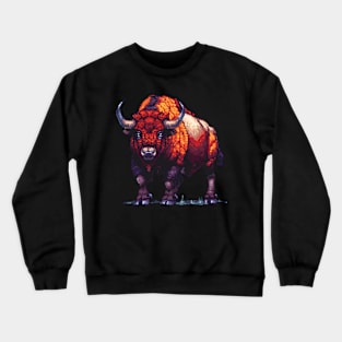 Pixel Bison Crewneck Sweatshirt